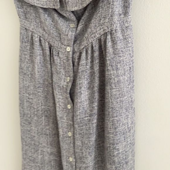 FRNCH Paris Ruffle Off the Shoulder Button Dress - Picture 4 of 11